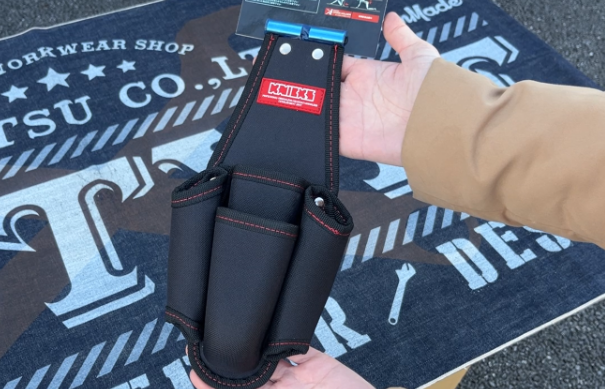 ニックス赤タグ5_KCS-401PLNADX_SUS補強入型押しペンチ・ドライバー4Pホルダー【底付】