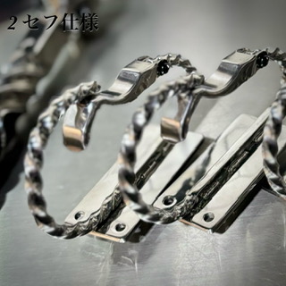 ・Y’s FACTORY【ワイズファクトリー】【カスタム　ツール】SUSツイストカラビナセフ仕様（スリム幅対応）固定＆スウィング