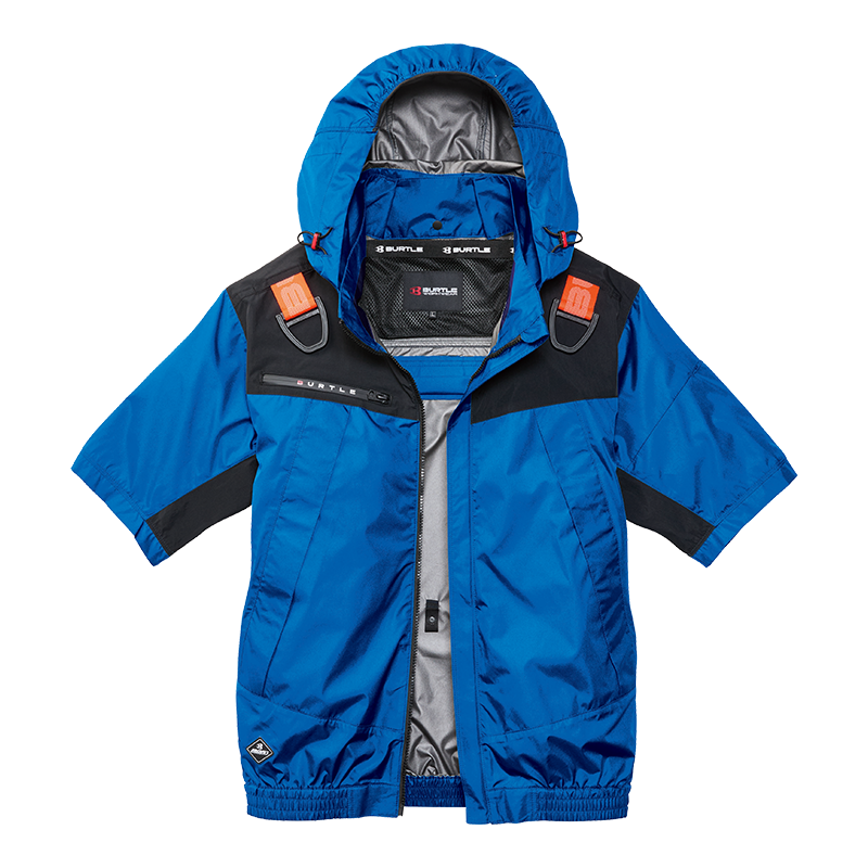 【BURTLE(バートル)】エアークラフト　ACフーディ半袖ジャケット　AC1196　【26】