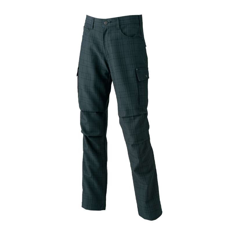 【TORAICHI(寅壱)】【秋冬年中作業服】チェック柄カーゴパンツ　7560-219