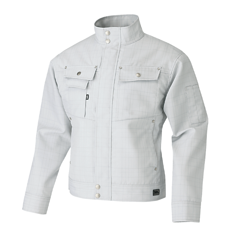 【TORAICHI(寅壱)】【秋冬年中作業服】チェック柄長袖ブルゾン　7560-124