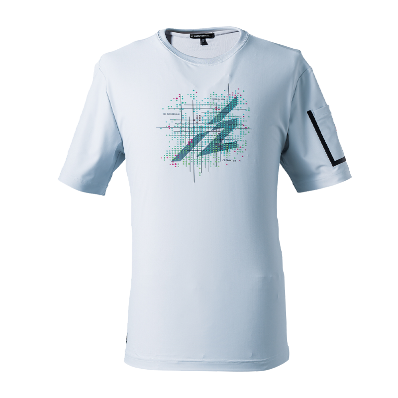 【I'Z FRONTIER(アイズフロンティア)】【春夏作業服】超冷感半袖クルーネックシャツ　004