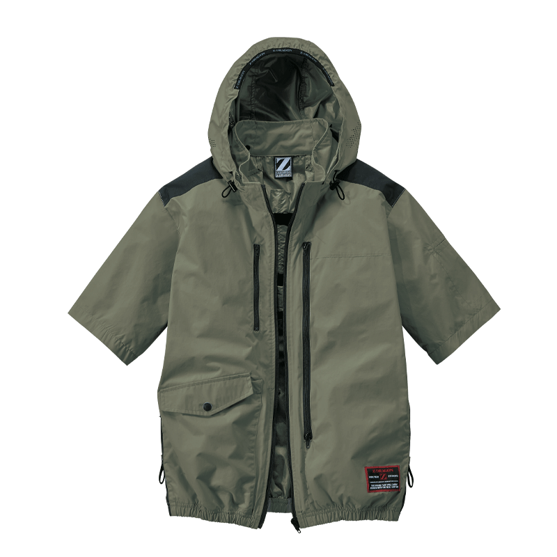 【Z-DRAGON(ジードラゴン)】【春夏作業服】空調服　半袖ブルゾン　74310