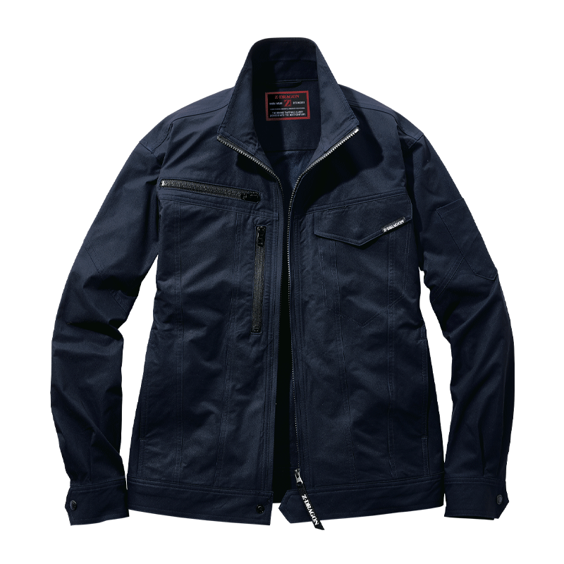 【Z-DRAGON(ジードラゴン)】【春夏作業服】製品制電ストレッチ長袖ジャンパー 77500