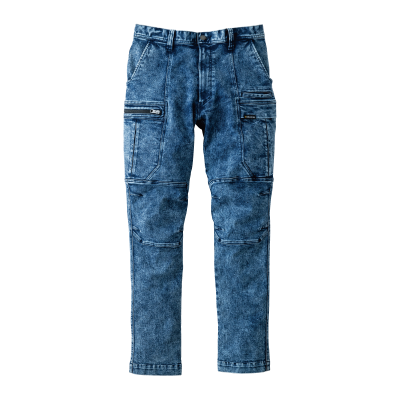 【TORAICHI(寅壱)】【秋冬年中作業服】デニムカーゴパンツ　8922-219