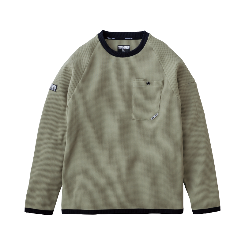 【TORAICHI(寅壱)】【秋冬年中作業服】長袖クルーネックTシャツ　9285-617