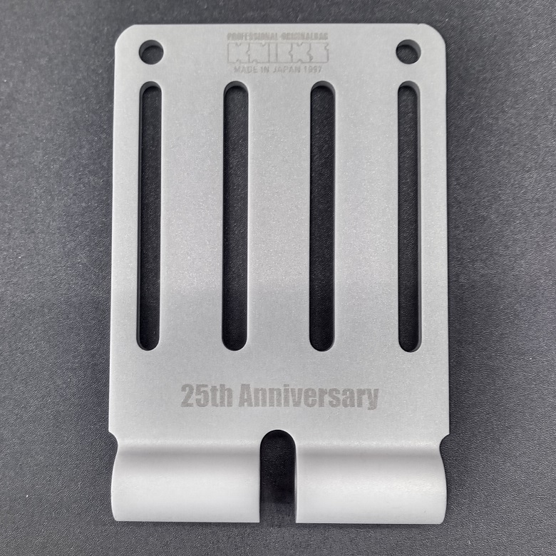 【KNICKS(ニックス)】25th Anniversary　アルミ削り出しベルトループ（一部削り出し）　数量限定商品　ALU-15L-s