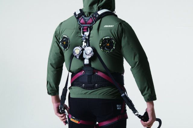 入手困難品】バートル ハイバックファン 空調服 ネイビー M