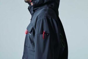 バートルエアークラフト2025_AC2031ハイバック_袖ポケットのアップ