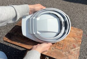 DIC_IZANO2_ヘルメット本体_ぺったんこになりました