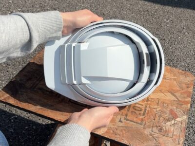 DIC_IZANO2_ヘルメット本体_ぺったんこになりました