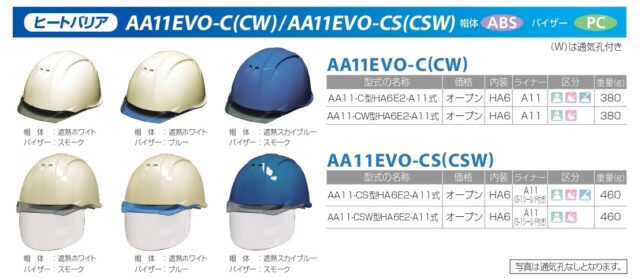 DICヘルメット_カタログ_ヒートバリア_AA11EVOC_AA11EVOCS