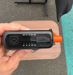 長信ジャパン_28Vモデルのバッテリーアップ