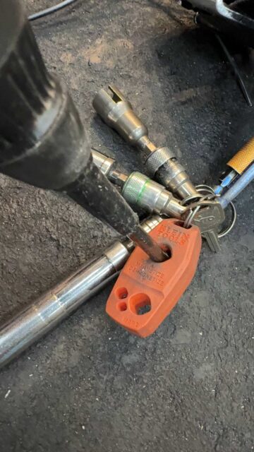 クラインツールの磁化装置で磁気化