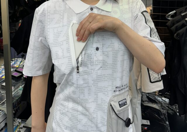 アイズフロンティアペルチェウェア着用_スマホポケット