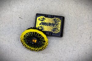 バートルエアークラフトカスタムファンとバッテリー_ハニービーの組み合わせ
