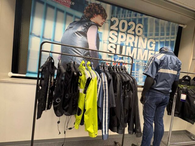 アイズフロンティア2026SS展示会_EFウェアコーナー