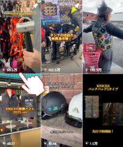 だいまつインスタアカウント_フィード画面_HOLD-Uショートハンマー再生回数が65万越え