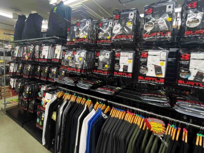 だいまつ店舗にバートル秋冬物コーナー