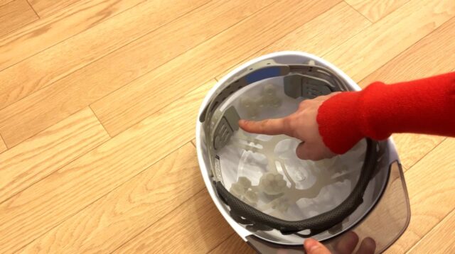 タニザワルメット_エアロメッシュ_内装交換8