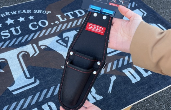 ニックス赤タグ5_KCS-201PLNADX_SUS補強入型押しペンチ・ニッパー2Pホルダー【底付】